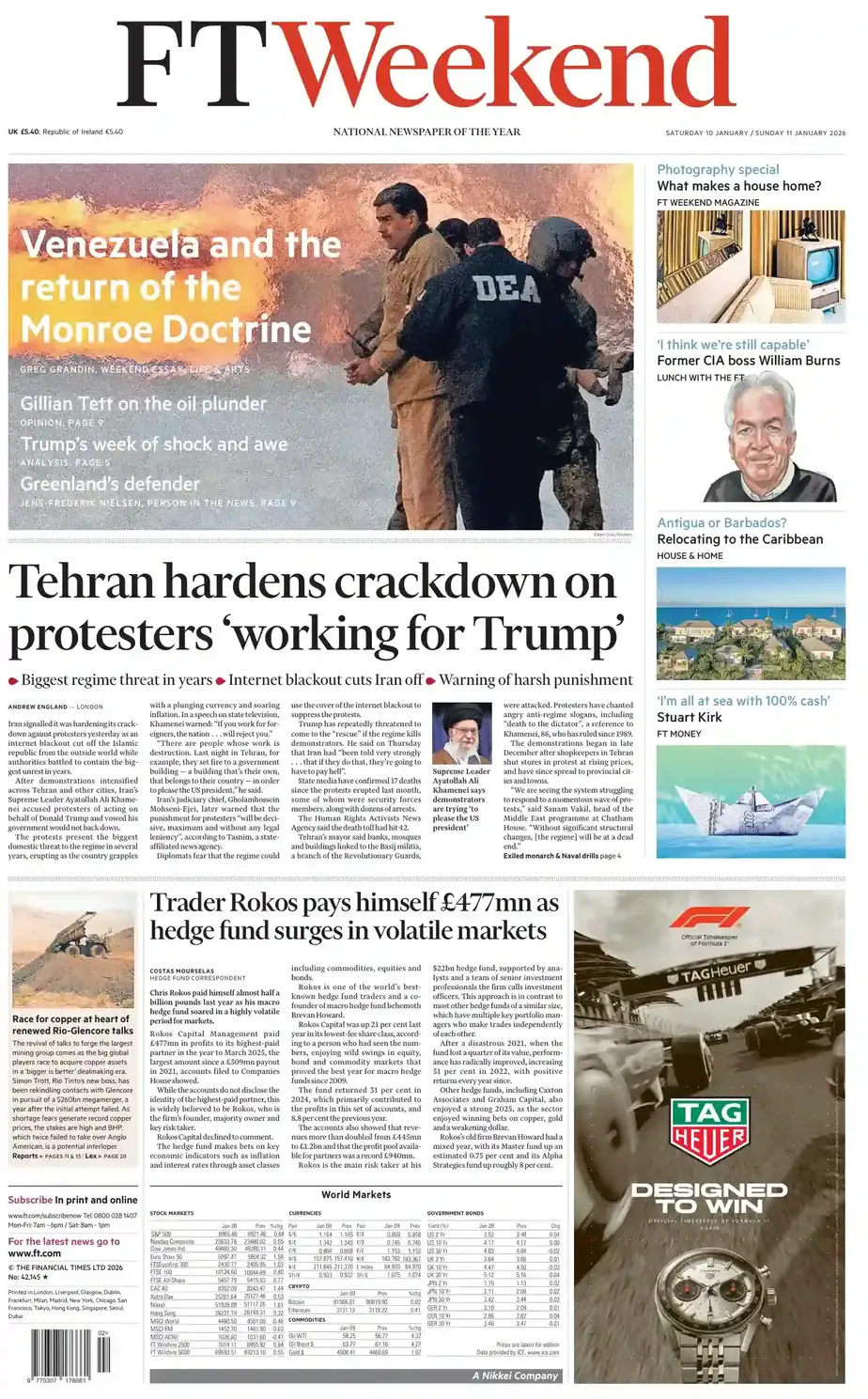 金融时报 2026-01-10 FT 外刊下载 英文报纸