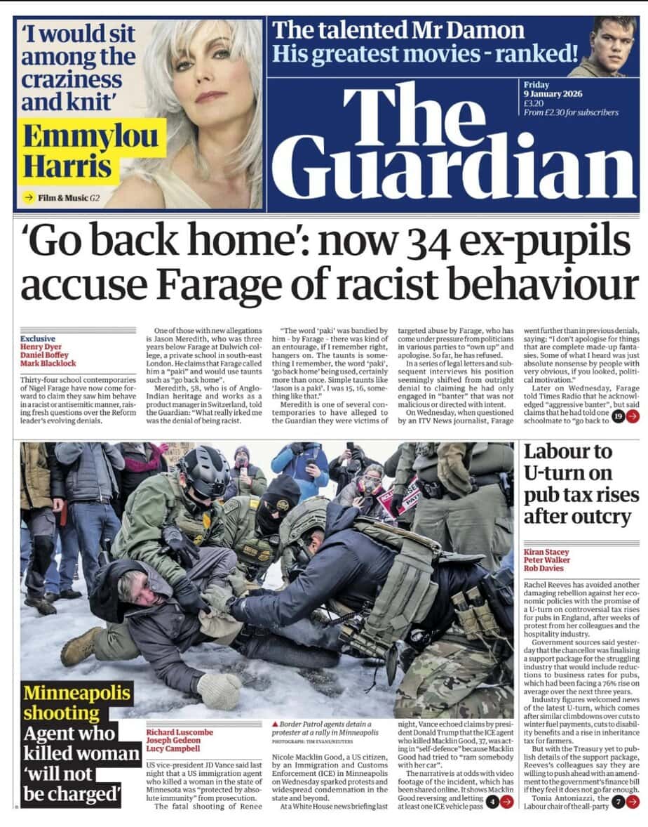 卫报 2026-01-09 The Guardian 外刊下载 英文报纸