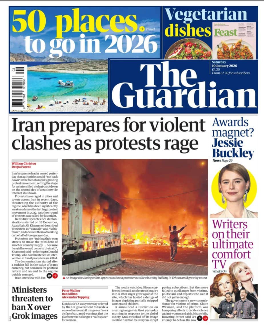 卫报 2026-01-10 The Guardian 外刊下载 英文报纸