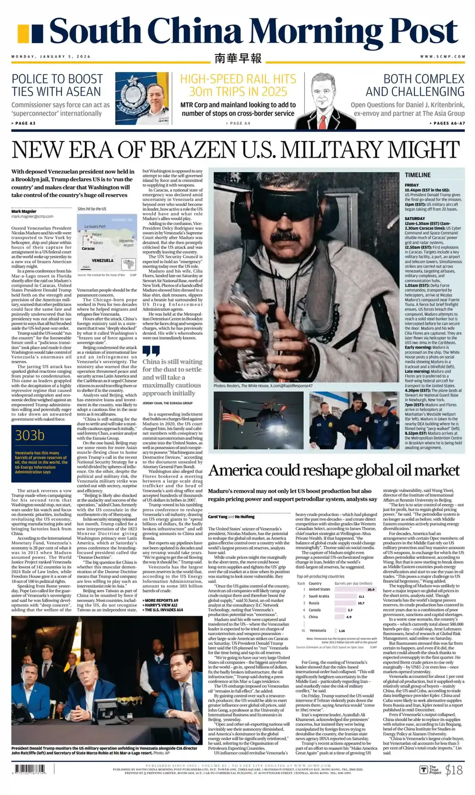 南华早报 2026-01-05 South China Morning Post 外刊下载