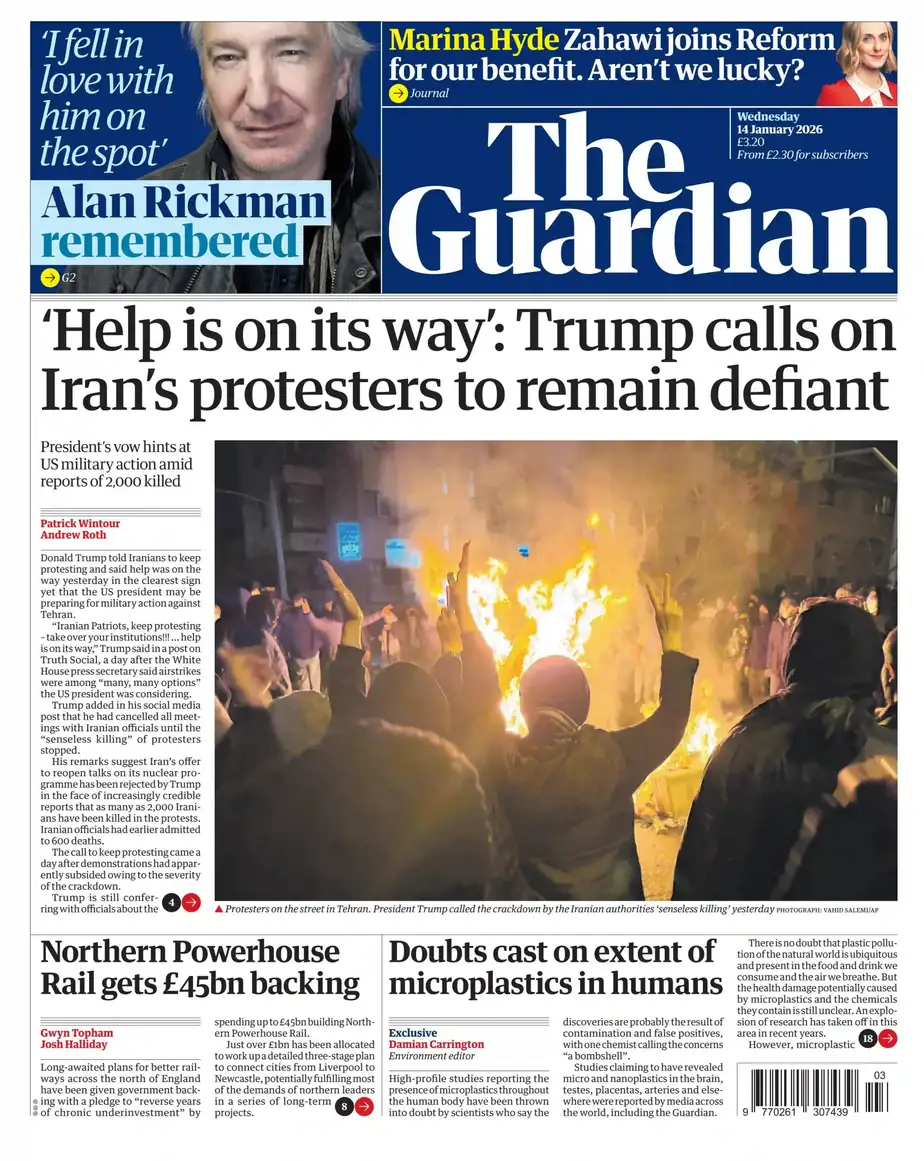 卫报 2026-01-14 The Guardian 外刊下载 英文报纸