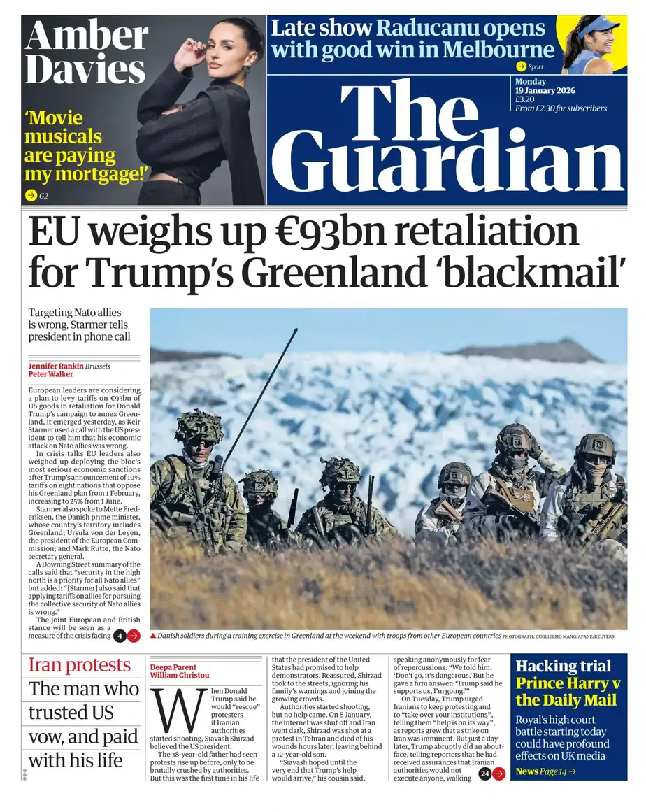 卫报 2026-01-19 The Guardian