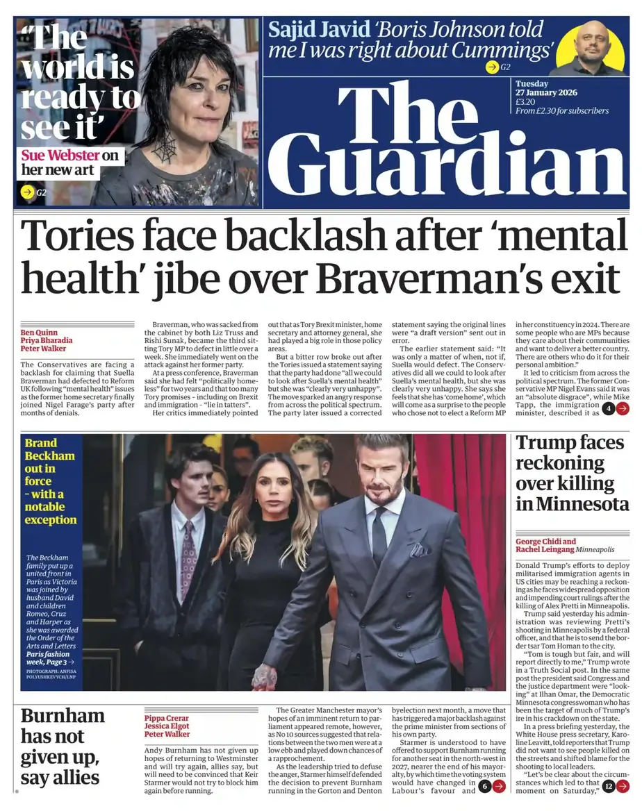 卫报 2026-01-27 The Guardian