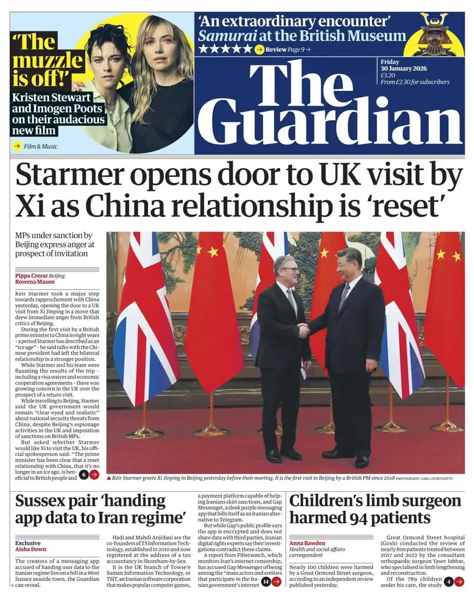 卫报 2026-01-30 The Guardian