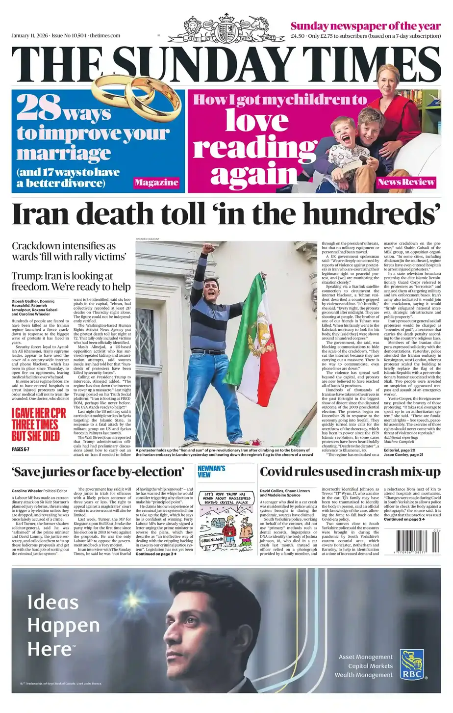 泰晤士报 2026-01-11 The Times 外刊下载