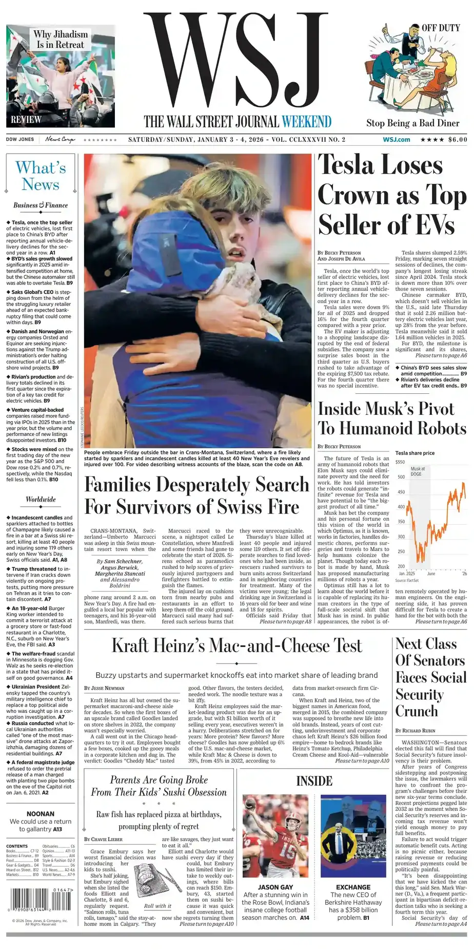华尔街日报 2026-01-06 The Wall Street Journal 外刊下载