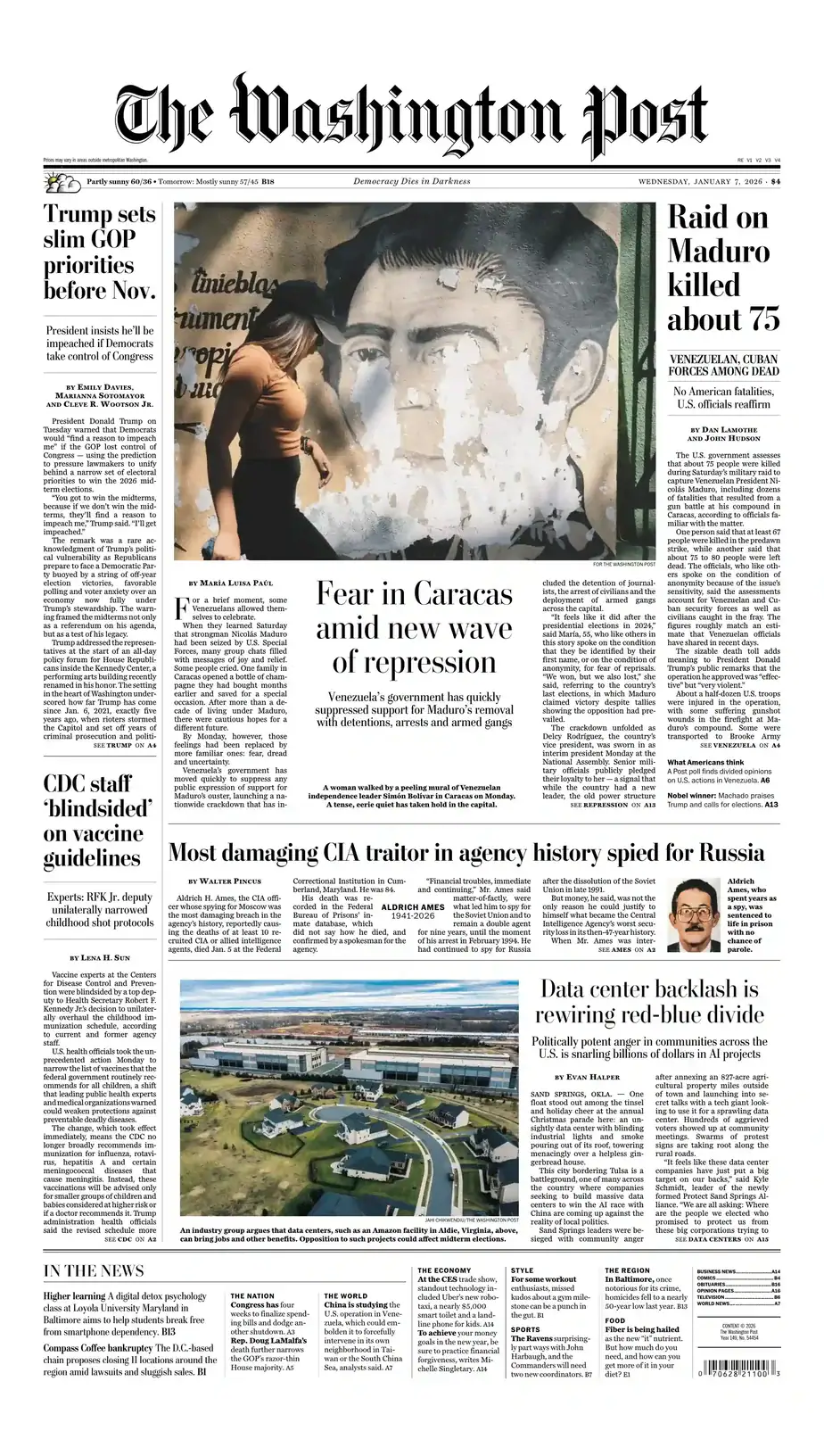 The Washington Post 2026-01-07 华盛顿邮报 外刊下载