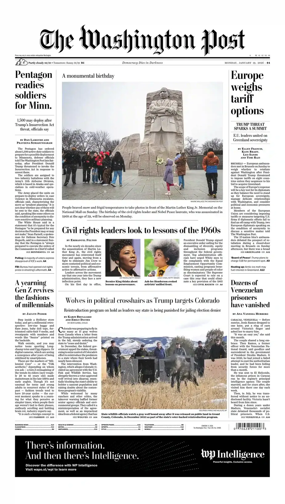 The Washington Post 2026-01-19 华盛顿邮报