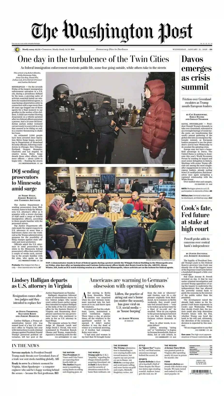 The Washington Post 2026-01-21 华盛顿邮报