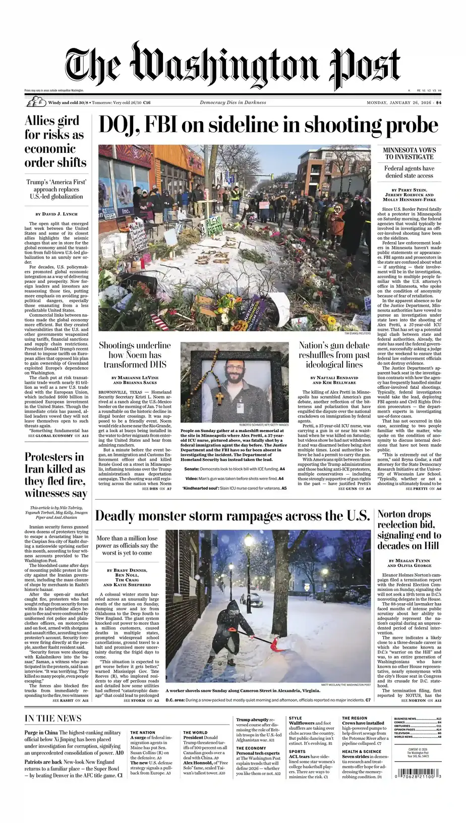 The Washington Post 2026-01-26 华盛顿邮报