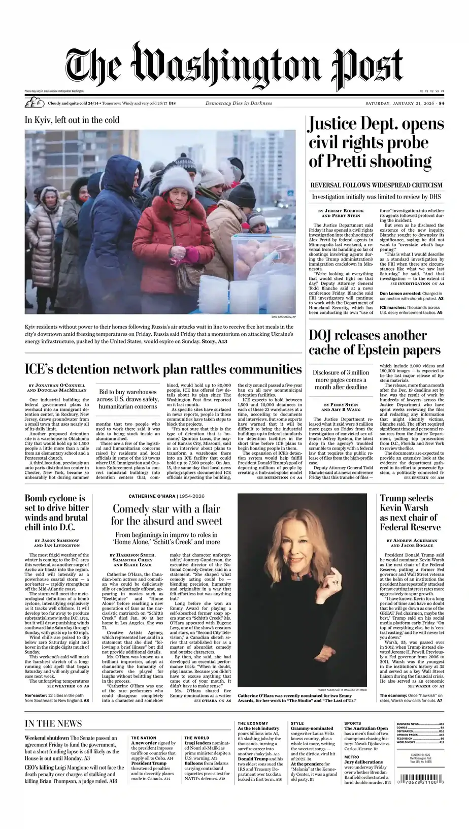 The Washington Post 2026-01-31 华盛顿邮报