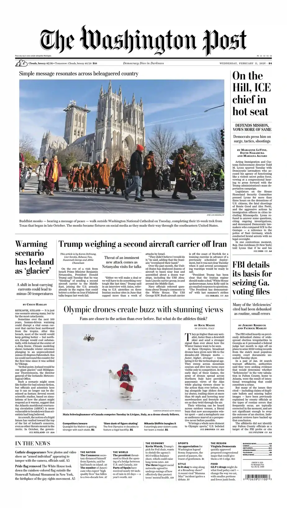 The Washington Post 2026-02-11 华盛顿邮报
